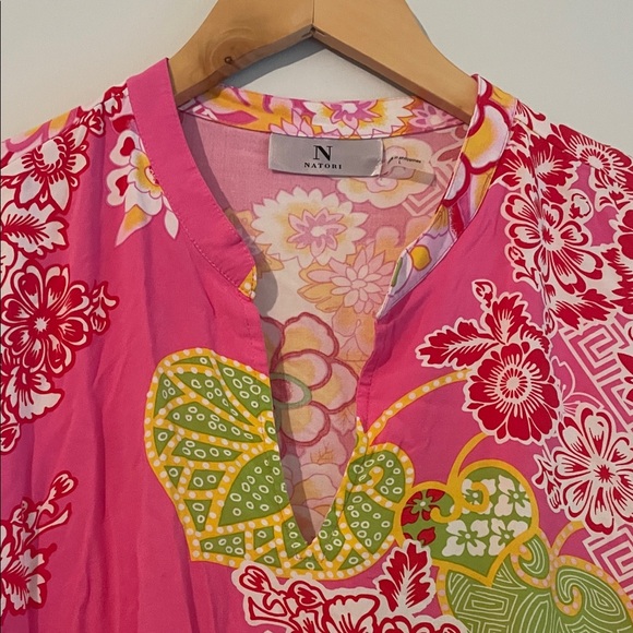 Natori Pink Floral Robe - Picture 5 of 7